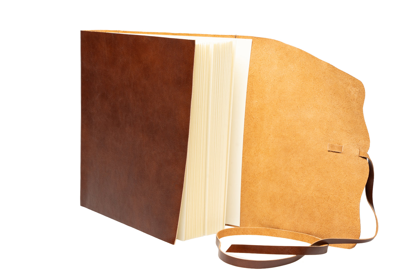 Album in Cuoio Marrone | Con laccio