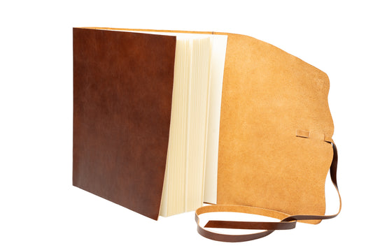 Album in Cuoio Marrone | Con laccio