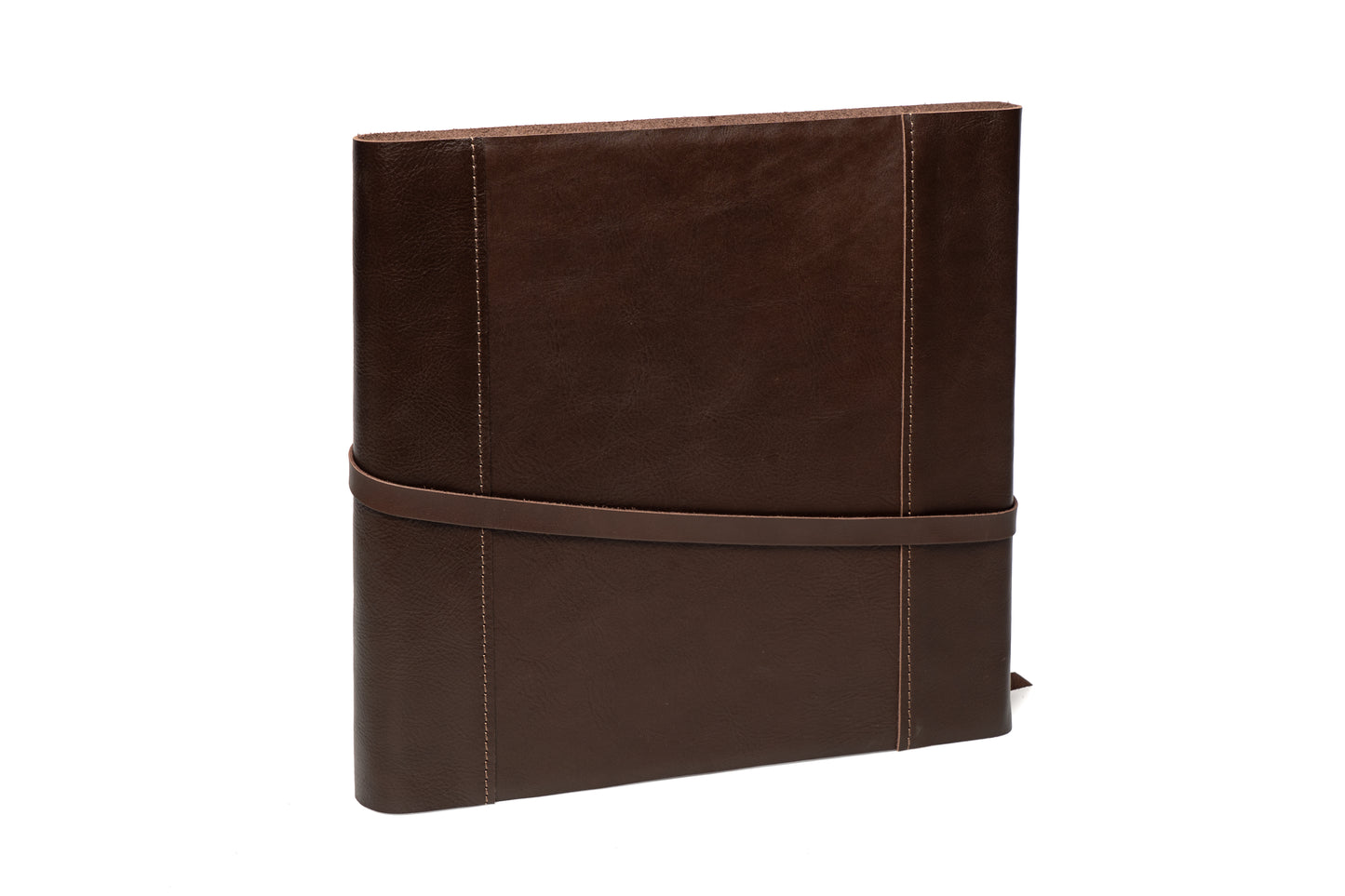 Album in Pelle Marrone | Con laccio e stampa